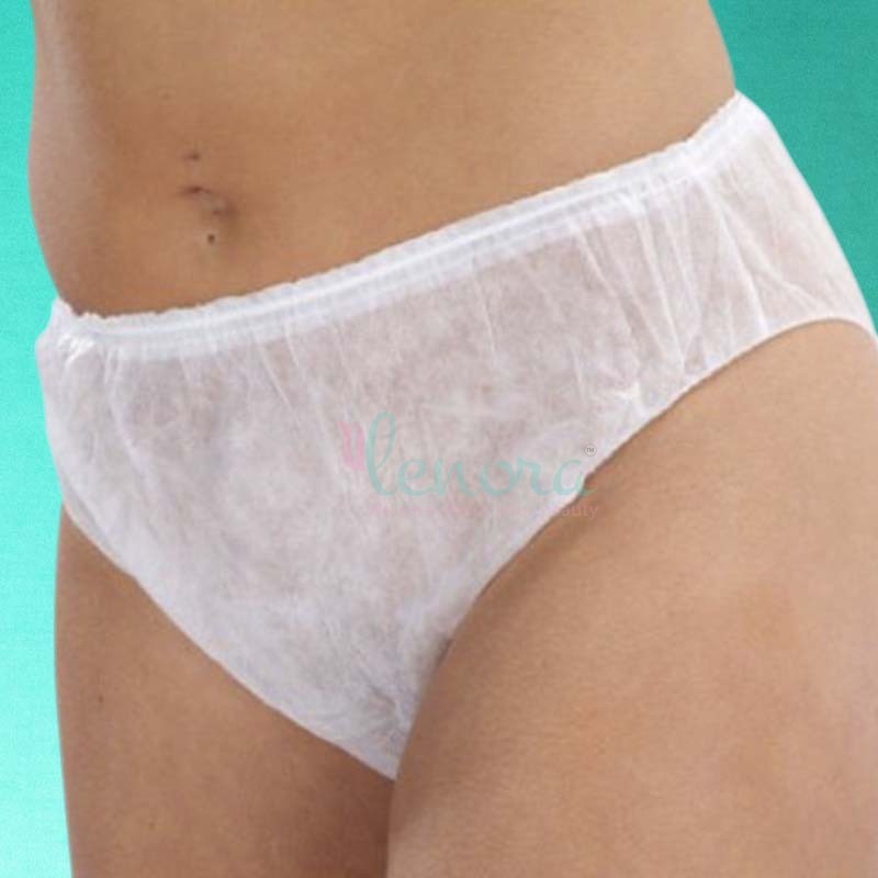 white non woven disposable hypoallergenic underwear bra panties set